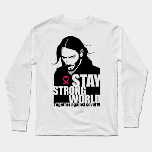 World against covid19 Long Sleeve T-Shirt